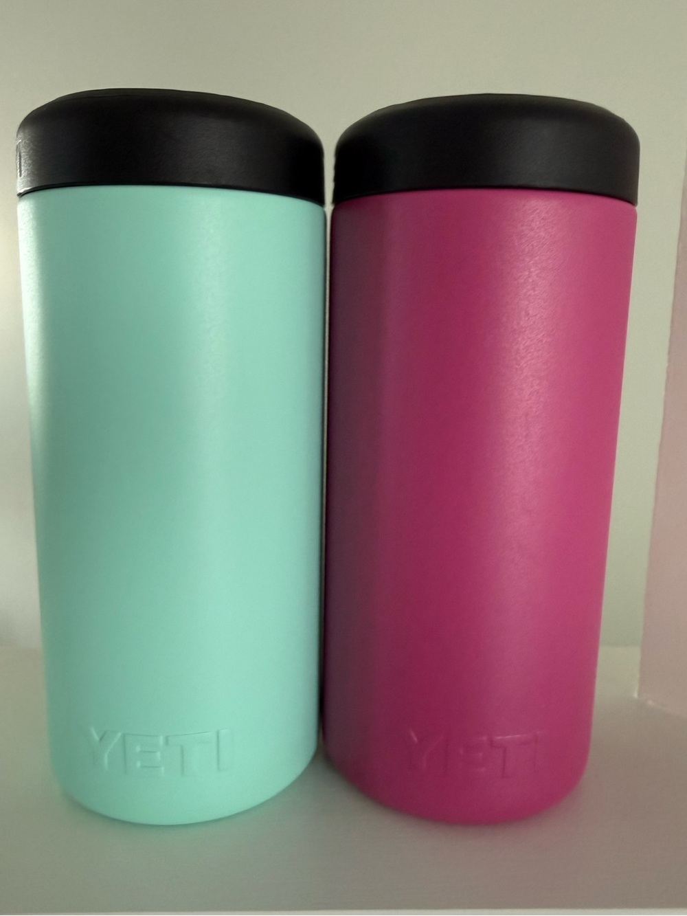 TWO Yeti 473 ML COLSTER® TALL CAN INSULATORS